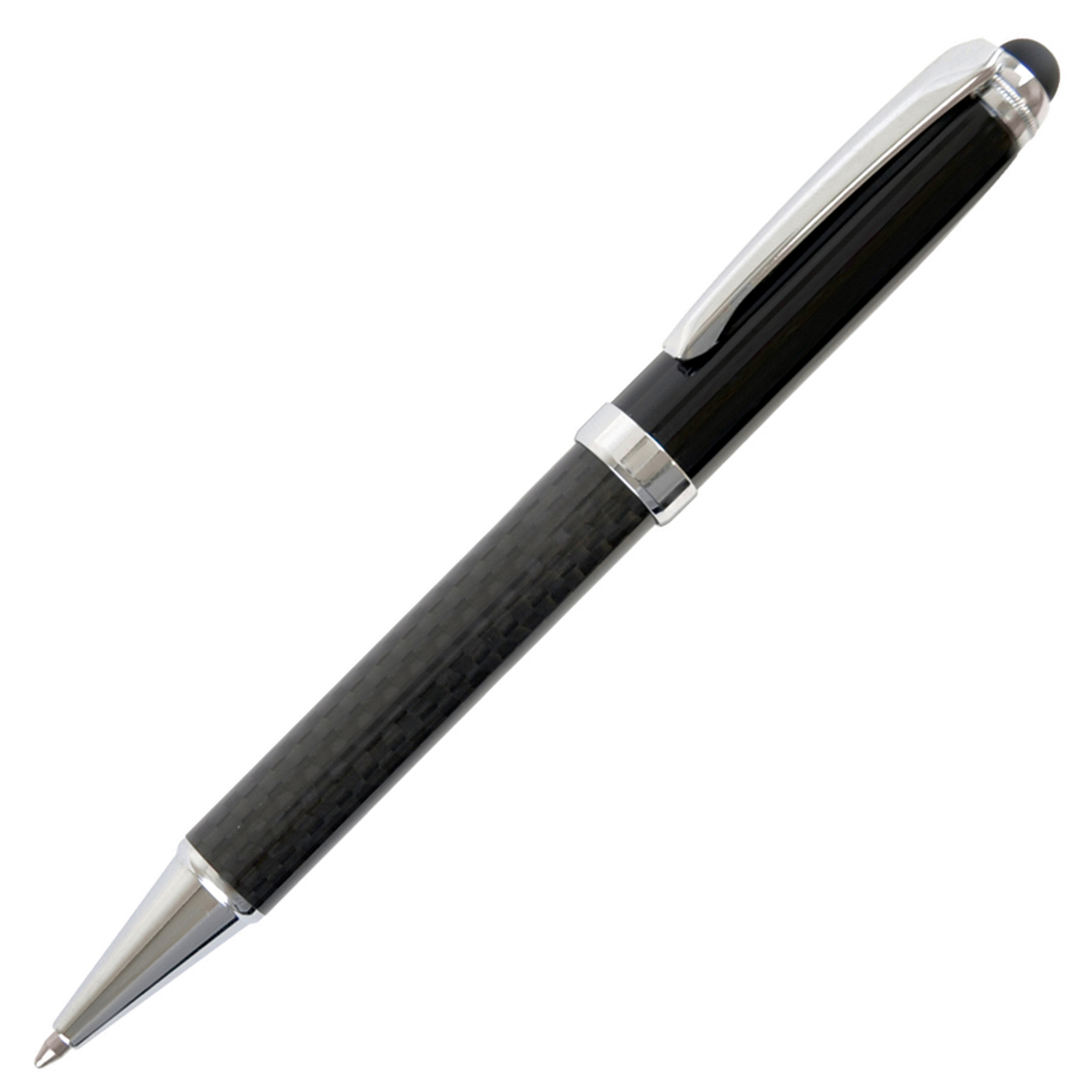 Picture of Carbon Fibre Soft Stylus Ball Pen